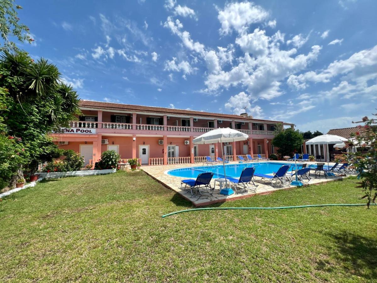 Elena Pool Aparthotel Ájos Jeórjos Eksteriør bilde